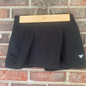 Women’s Varsity Spirit Black Athletic Skort